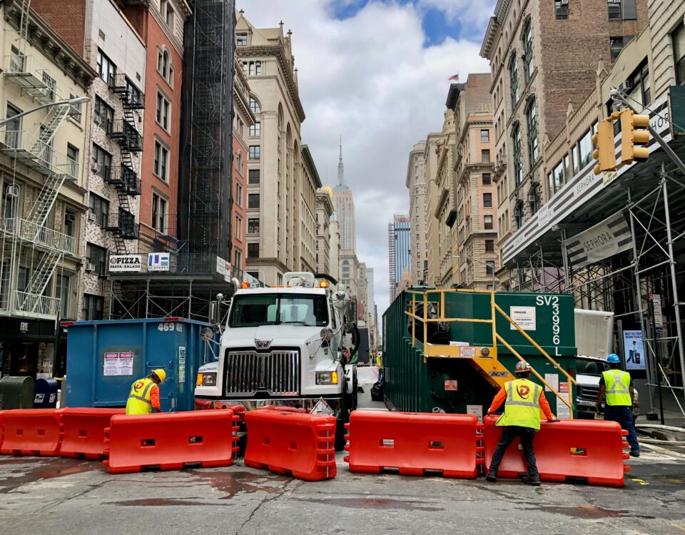 cantiere polveri VOC aria